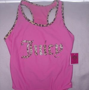 Girls Juicy Couture One pc. Pink Swimsuit